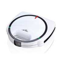 ETA Sandwich maker Pievo ETA015190000 750 W, Number of plates 1, Number of pastry 2, White ETA Sandwich maker Pievo ETA015190000 750 W, Number of plates 1, Number of pastry 2, White