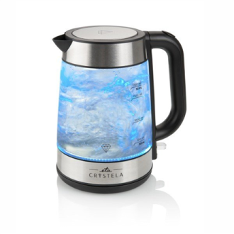 ETA ETA615390000 Standard kettle, Glass, Stainless steel/Black, 2200 W, 360 rotational base, 1.7 L ETA ETA615390000 Standard kettle, Glass, Stainless steel/Black, 2200 W, 360 rotational base, 1.7 L