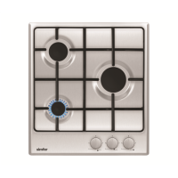 Simfer Hob H4.300.VGRIM Gas, Number of burners/cooking zones 3, Rotary knobs, Inox, Simfer Hob H4.300.VGRIM Gas, Number of burners/cooking zones 3, Rotary knobs, Inox,