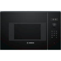 Bosch Microwave Oven BFL524MB0 20 L, Retractable, Rotary knob, Touch Control, 800 W, Black, Built-in, Defrost function