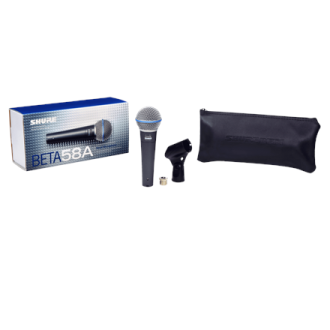 Shure Vocal Microphone BETA 58A Dark grey Shure Vocal Microphone BETA 58A Dark grey