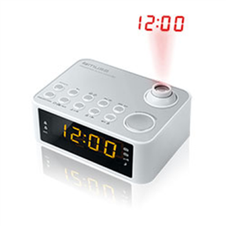 Muse Clock radio M-178PW White, 0.9 inch amber LED, with dimmer Muse Clock radio M-178PW White, 0.9 inch amber LED, with dimmer