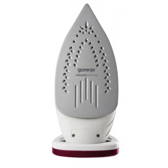 Gorenje Steam Iron SIH3000RBC Steam Iron, 3000 W, Water tank capacity 350 ml, Continuous steam 40 g/min, Red/White Gorenje Steam Iron SIH3000RBC Steam Iron, 3000 W, Water tank capacity 350 ml, Continuous steam 40 g/min, Red/White
