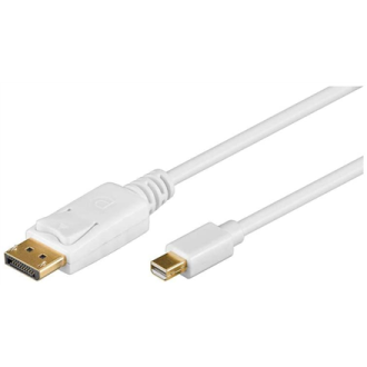 Goobay Mini DisplayPort adapter cable 1.2 52858 1 m, Gold-Plated connectors