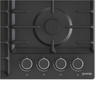 Gorenje Hob GW642AB Gas, Number of burners/cooking zones 4, Mechanical, Black Gorenje Hob GW642AB Gas, Number of burners/cooking zones 4, Mechanical, Black