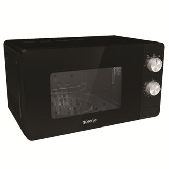 Gorenje Microwave oven MO20E1B Free standing, 20 L, 800 W, Black Gorenje Microwave oven MO20E1B Free standing, 20 L, 800 W, Black