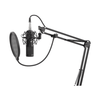 Genesis Gaming Microphone Radium 300 Black, Wired Genesis Gaming Microphone Radium 300 Black, Wired