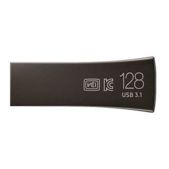 Samsung BAR Plus MUF-128BE4/APC 128 GB, USB 3.1, Grey Samsung BAR Plus MUF-128BE4/APC 128 GB, USB 3.1, Grey