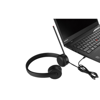 Lenovo Essential Stereo Analog Headset Essential Stereo Black Lenovo Essential Stereo Analog Headset Essential Stereo Black