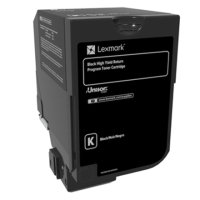 Lexmark 20K Black Return Program Toner Cartridge (CS720, CS725) Lexmark Lexmark 20K Black Return Program Toner Cartridge (CS720, CS725) Lexmark