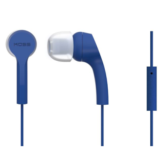 Koss Headphones KEB9iB In-ear, 3.5mm (1/8 inch), Microphone, Blue, Koss Headphones KEB9iB In-ear, 3.5mm (1/8 inch), Microphone, Blue,
