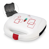 ETA Sandwich maker Kvadro ETA415390000 700 W, Number of plates 1, Number of pastry 2, White ETA Sandwich maker Kvadro ETA415390000 700 W, Number of plates 1, Number of pastry 2, White