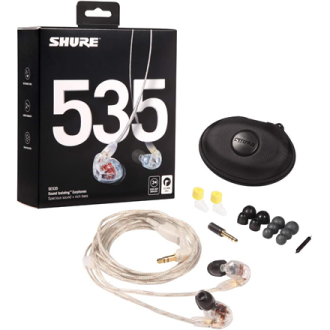 Shure SE535 Earphone, Clear Shure SE535 Earphone, Clear