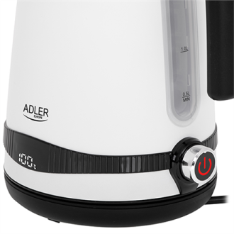 Adler Kettle AD 1295w Electric, 2200 W, 1.7 L, Stainless steel, 360 rotational base, White Adler Kettle AD 1295w Electric, 2200 W, 1.7 L, Stainless steel, 360 rotational base, White