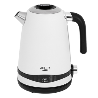 Adler Kettle AD 1295w Electric, 2200 W, 1.7 L, Stainless steel, 360 rotational base, White Adler Kettle AD 1295w Electric, 2200 W, 1.7 L, Stainless steel, 360 rotational base, White