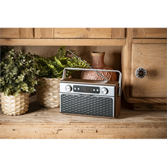 Camry Bluetooth Radio CR 1183 16 W, AUX in, Wooden