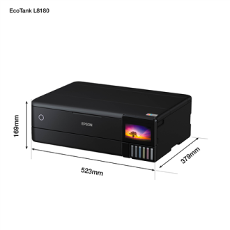 Epson Multifunctional Printer EcoTank L8180 Colour, Inkjet, A3+, Wi-Fi, Black Epson Multifunctional Printer EcoTank L8180 Colour, Inkjet, A3+, Wi-Fi, Black
