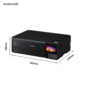 Epson Multifunctional Printer EcoTank L8180 Colour, Inkjet, A3+, Wi-Fi, Black Epson Multifunctional Printer EcoTank L8180 Colour, Inkjet, A3+, Wi-Fi, Black
