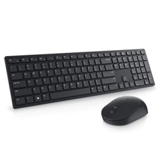 Dell Pro Keyboard and Mouse KM5221W Wireless, Batteries included, EE, Black