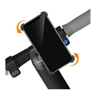 Segway Smartphone holder for Kickscooters Black, 6.5 Segway Smartphone holder for Kickscooters Black, 6.5
