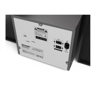 Sharp XL-B512(BK) Hi-Fi Micro System, CD/FM/USB/Bluetooth v5.0, 45W, Black