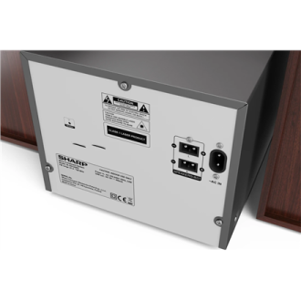 Sharp XL-B512(BR) Hi-Fi Micro System, CD/FM/USB/Bluetooth v5.0, 45W, Brown