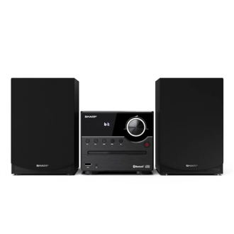 Sharp XL-B512(BK) Hi-Fi Micro System, CD/FM/USB/Bluetooth v5.0, 45W, Black
