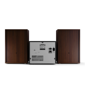 Sharp XL-B512(BR) Hi-Fi Micro System, CD/FM/USB/Bluetooth v5.0, 45W, Brown