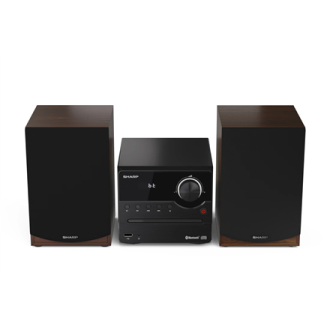 Sharp XL-B512(BR) Hi-Fi Micro System, CD/FM/USB/Bluetooth v5.0, 45W, Brown