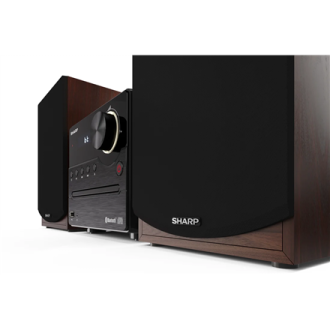 Sharp XL-B512(BR) Hi-Fi Micro System, CD/FM/USB/Bluetooth v5.0, 45W, Brown