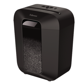 Fellowes Powershred LX41 Black, 17 L, Credit cards shredding, Mini-Cut Shredder, Paper handling standard/output 8 sheets per pas Fellowes Powershred LX41 Black, 17 L, Credit cards shredding, Mini-Cut Shredder, Paper handling standard/output 8 sheets per pas