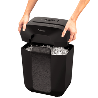 Fellowes Powershred LX50 Black, 17 L, Credit cards shredding, Cross-Cut Shredder, Paper handling standard/output 9 sheets per pa Fellowes Powershred LX50 Black, 17 L, Credit cards shredding, Cross-Cut Shredder, Paper handling standard/output 9 sheets per pa