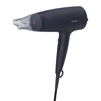 Philips Hair Dryer BHD360/20 2100 W, Number of temperature settings 6, Ionic function, Diffuser nozzle, Black/Blue Philips Hair Dryer BHD360/20 2100 W, Number of temperature settings 6, Ionic function, Diffuser nozzle, Black/Blue