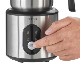 Caso Crema & Choco Milk frother, LED Display, 360 base station, Inox Caso Crema & Choco Milk frother, LED Display, 360 base station, Inox