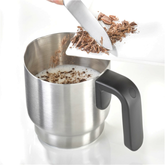 Caso Crema & Choco Milk frother, LED Display, 360 base station, Inox Caso Crema & Choco Milk frother, LED Display, 360 base station, Inox
