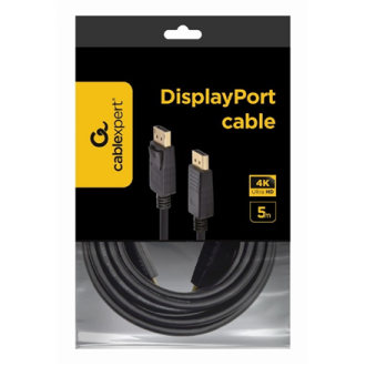 Gembird DisplayPort cable, 4K CC-DP2-5M Black, 5 m Gembird DisplayPort cable, 4K CC-DP2-5M Black, 5 m