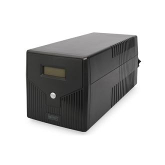 Digitus Line-Interactive UPS DN-170074, 1000VA, 600W, 2x 12V/7Ah battery, 4x CEE 7/7 outlet, 2x RJ45, 1x USB 2.0 type B, 1x RS23 Digitus Line-Interactive UPS DN-170074, 1000VA, 600W, 2x 12V/7Ah battery, 4x CEE 7/7 outlet, 2x RJ45, 1x USB 2.0 type B, 1x RS23