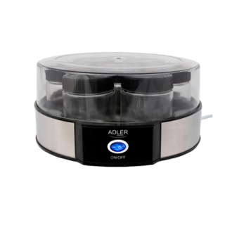 Adler Yogurt Maker AD 4476 Capacity 7x0.2 L, Stainless steel/Black Adler Yogurt Maker AD 4476 Capacity 7x0.2 L, Stainless steel/Black