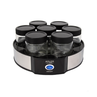 Adler Yogurt Maker AD 4476 Capacity 7x0.2 L, Stainless steel/Black Adler Yogurt Maker AD 4476 Capacity 7x0.2 L, Stainless steel/Black
