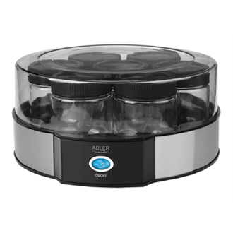Adler Yogurt Maker AD 4476 Capacity 7x0.2 L, Stainless steel/Black Adler Yogurt Maker AD 4476 Capacity 7x0.2 L, Stainless steel/Black