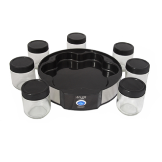 Adler Yogurt Maker AD 4476 Capacity 7x0.2 L, Stainless steel/Black Adler Yogurt Maker AD 4476 Capacity 7x0.2 L, Stainless steel/Black