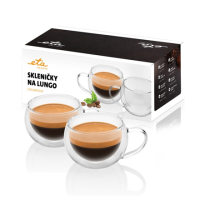 ETA Lungo cups ETA518091010 For coffee, 2 pc(s), Dishwasher proof, Glass ETA Lungo cups ETA518091010 For coffee, 2 pc(s), Dishwasher proof, Glass