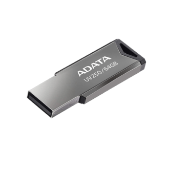 ADATA USB Flash Drive UV250 64 GB, USB 2.0, Silver ADATA USB Flash Drive UV250 64 GB, USB 2.0, Silver