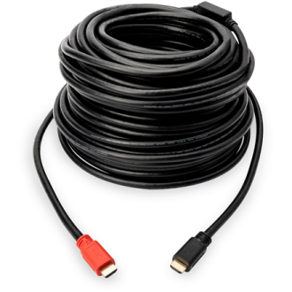 Digitus High Speed HDMI Cable with Signal Amplifier DB-330118-100-S Black/Red, HDMI to HDMI, 10 m Digitus High Speed HDMI Cable with Signal Amplifier DB-330118-100-S Black/Red, HDMI to HDMI, 10 m