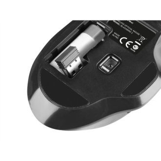 Natec Mouse, BlackBird 2, Silent, Wireless, 1600 DPI, Optical, Black Natec Mouse, BlackBird 2, Silent, Wireless, 1600 DPI, Optical, Black