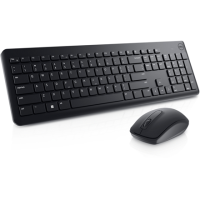 Dell Keyboard and Mouse KM3322W Keyboard and Mouse Set, Wireless, Batteries included, US, Black Dell Keyboard and Mouse KM3322W Keyboard and Mouse Set, Wireless, Batteries included, US, Black