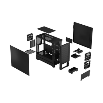 Fractal Design Pop Air Black Solid, ATX, mATX, Mini ITX, Power supply included No Fractal Design Pop Air Black Solid, ATX, mATX, Mini ITX, Power supply included No