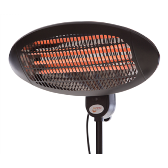 SUNRED Heater SMQ2000A, Elekra Quartz Standing Infrared, 2000 W, Black SUNRED Heater SMQ2000A, Elekra Quartz Standing Infrared, 2000 W, Black