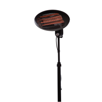SUNRED Heater SMQ2000A, Elekra Quartz Standing Infrared, 2000 W, Black SUNRED Heater SMQ2000A, Elekra Quartz Standing Infrared, 2000 W, Black
