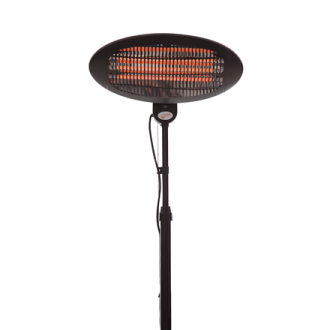 SUNRED Heater SMQ2000A, Elekra Quartz Standing Infrared, 2000 W, Black SUNRED Heater SMQ2000A, Elekra Quartz Standing Infrared, 2000 W, Black